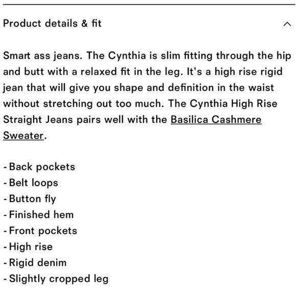 Cynthia High Rise Jeans - Picture 6 of 6